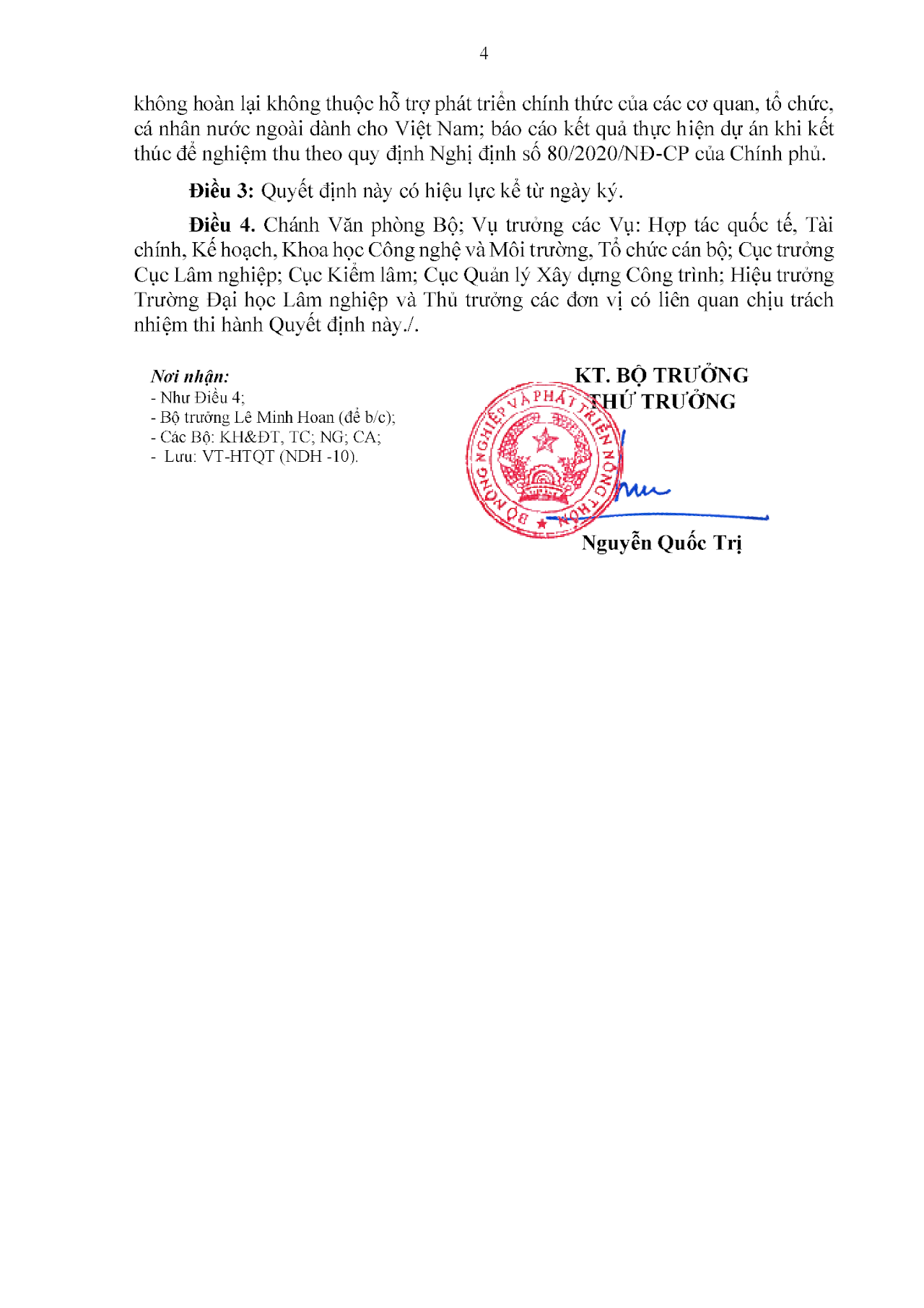 Quyết định phê duyệt trang 4