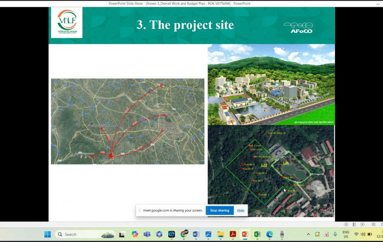 Trình bày về dự án